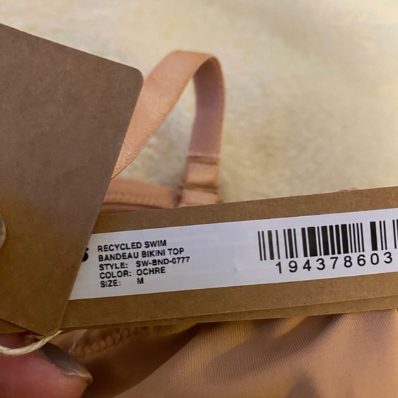 SKIMS Swim Bandeau Bikini  Top-NWT - Picture 8 of 11